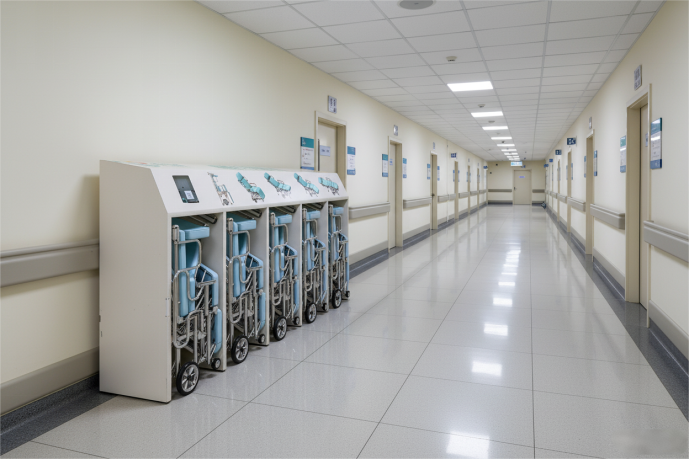 Rental Station in Corridor